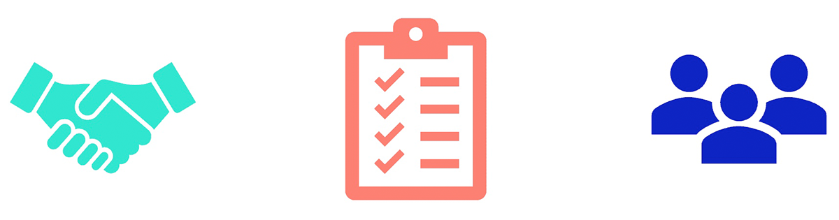 Vereinfachtes 3-er-Modell der Führung im Remote-Kontext